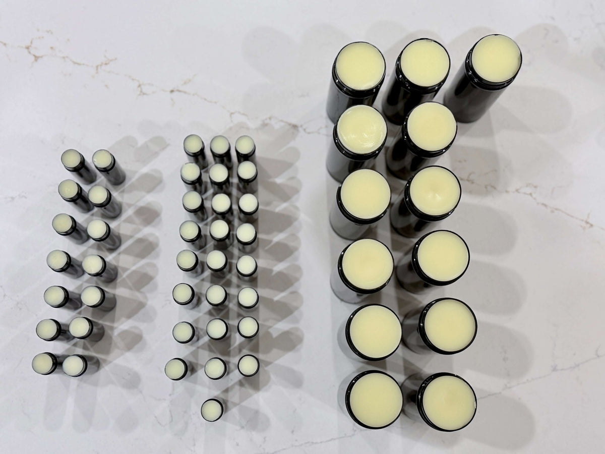 Cottonwood Collective lip balm trio — clean beauty gift set with 3 scents, save 17%