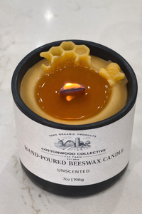 Hand Poured Natural Beeswax Candle